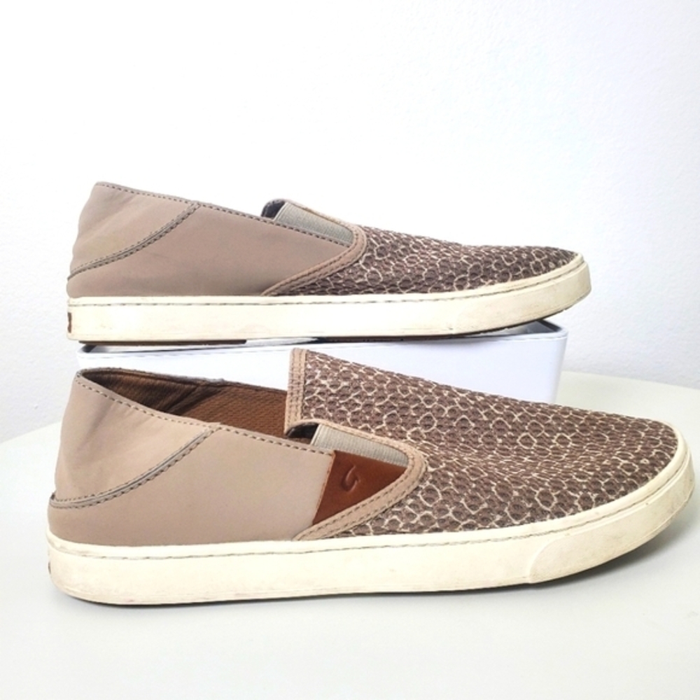 OluKai Women's Pehuea Island Inspired Breathable Mesh Slip On Sneaker Shoes